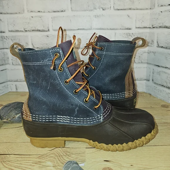 Womens Colorblock Bean Boot Limited Edition 8" - Picture 3 of 9